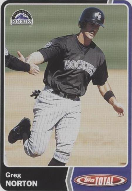2003 Topps Total - Greg Norton #541 - 1 of 1