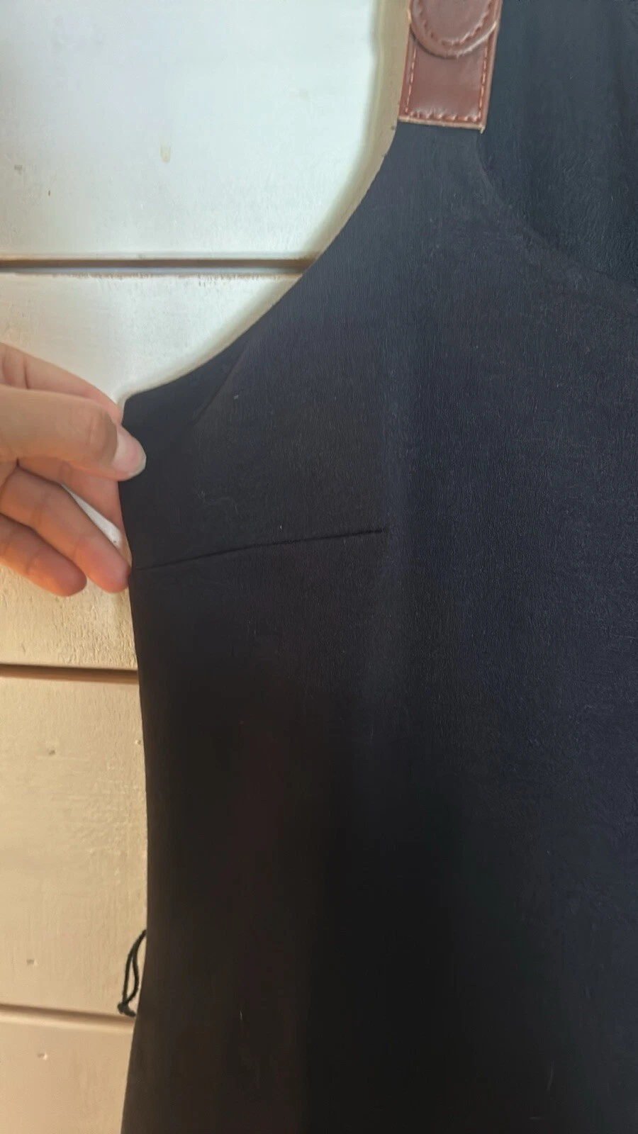 Michael Kors Abito in finta pelle cinturino con fibbia