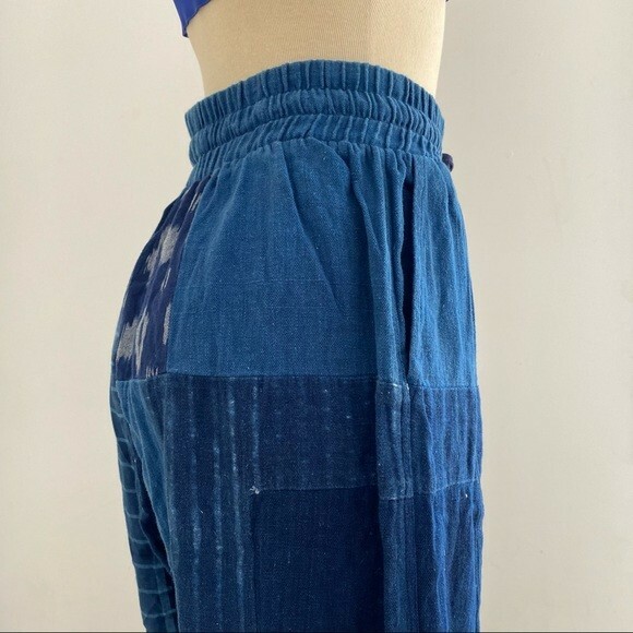 Elizabeth and James Indigo Patchwork Pants Size S… - image 11