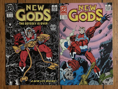 New Gods #1 2 (1989 DC, 3rd Series) by Paris Cullins, Mark Evanier, FN/VF