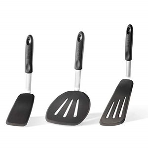 Di Oro Chef Series 3 Piece Silicone Turner Spatula Set 600f Heat Resistant Ebay