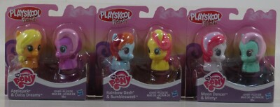 #ad Lot of 6 My Little Pony 2.5quot; Playskool Friends figure Applejack Rainbow Dash $19.99