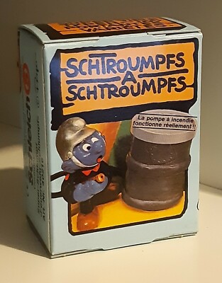 Smurf Schleich: 40216 le POMPIER - BOX - (Smurf Smurf Smurf)