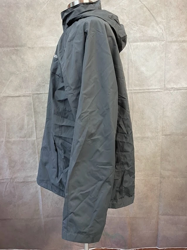 Port Authority Men's Full Zip Jacket Hooded Gray Size 2XL - Image 2 of 4