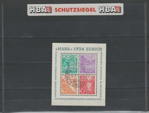 Schweizer Briefmarken mit BPP-Signatur
