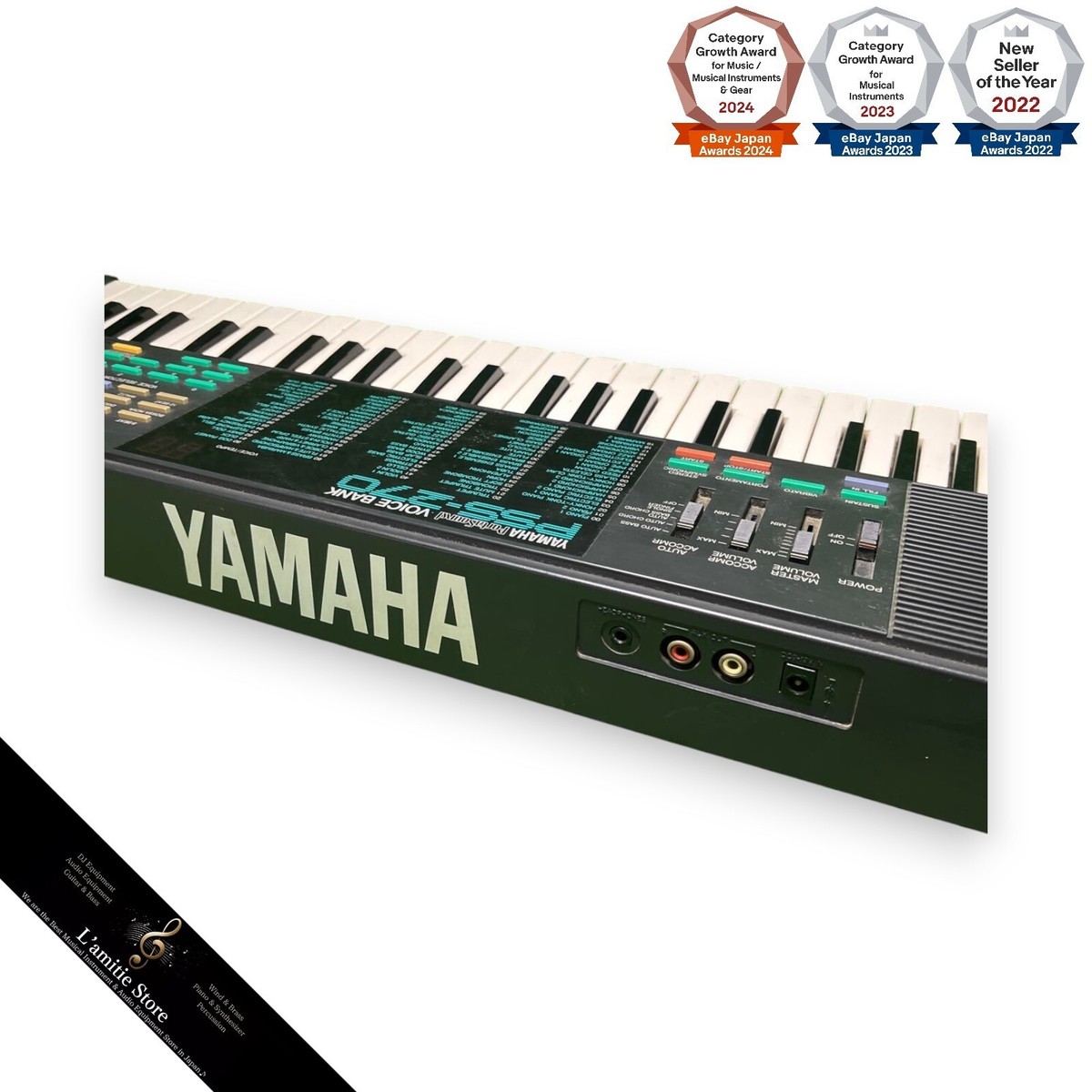 Yamaha ヤマハ　PSS-270 キーボード Yamaha PSS-270 Electronic Keyboard - Black for sale online