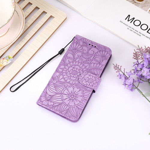 Flower Leather Wallet Phone Case for Huawei P30 P20 P40 Y6P Y7P Honor 9A P Smart - Picture 7 of 18