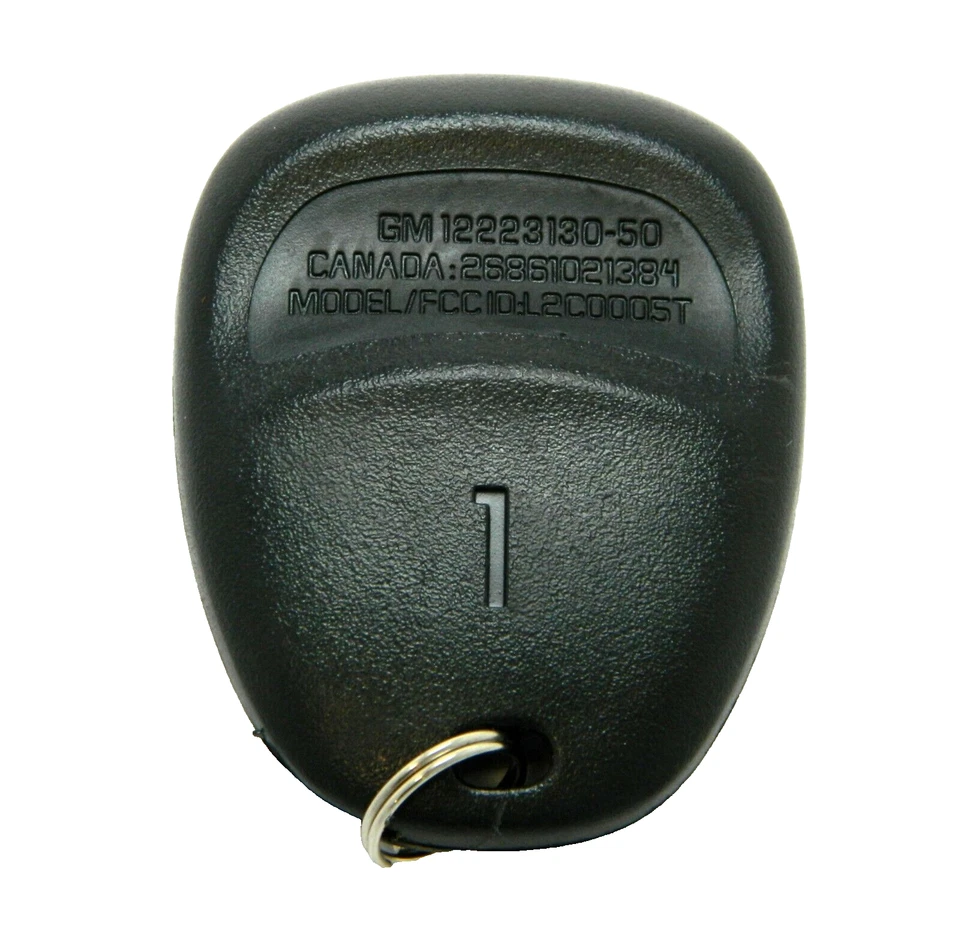 OEM ELECTRÓNICO 4 BOTONES MANDO A DISTANCIA LLAVERO #1 PARA 2003-2007 CADILLAC CTS-V  Foto 3 de 4