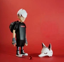 J.T Studio TOKU CRAZY Fox White Design By JEI TSENG Sofubi Toys H21cm(8.3inch)
