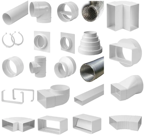 Exhaust duct supply air duct round pipe system ventilation systems aluminium flexible pipe 100 125 150 mm