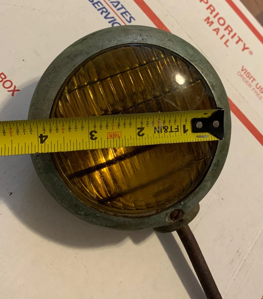 Hall Fog Light parts vintage model a b t ford Chevy dodge  1940 1950 46 47 48 49 Foto 2 de 4