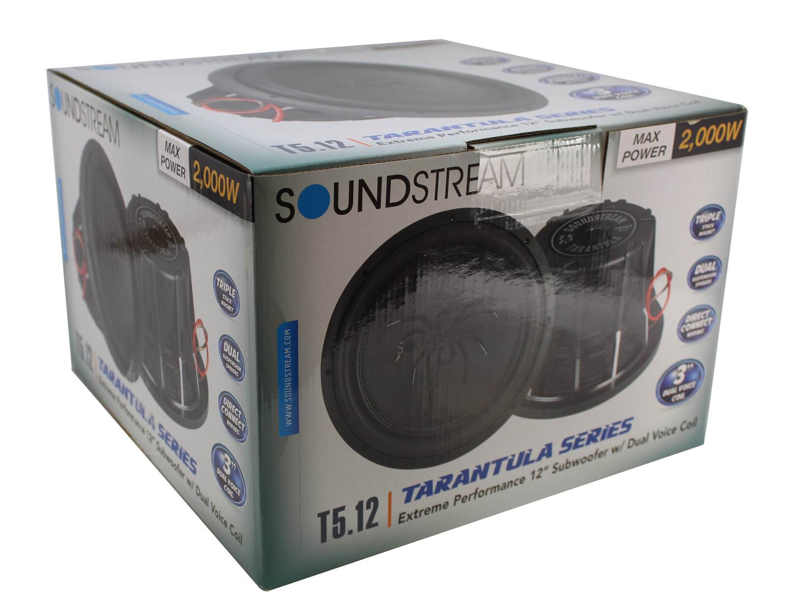 soundstream tarantula t5 max 2 ohm dvc subwoofer