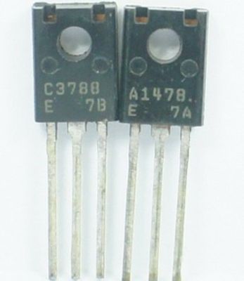2 Pezzi Di SANYO 2SA1478E - Transistor TO-126 Per CRT E Video RH, Nuovi In Confezione