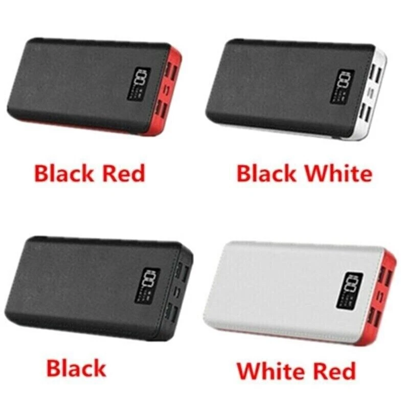 Banco de alimentación portátil 9000000 mAh cargador paquete de respaldo batería 4 USB para teléfono móvil Foto 2 de 4