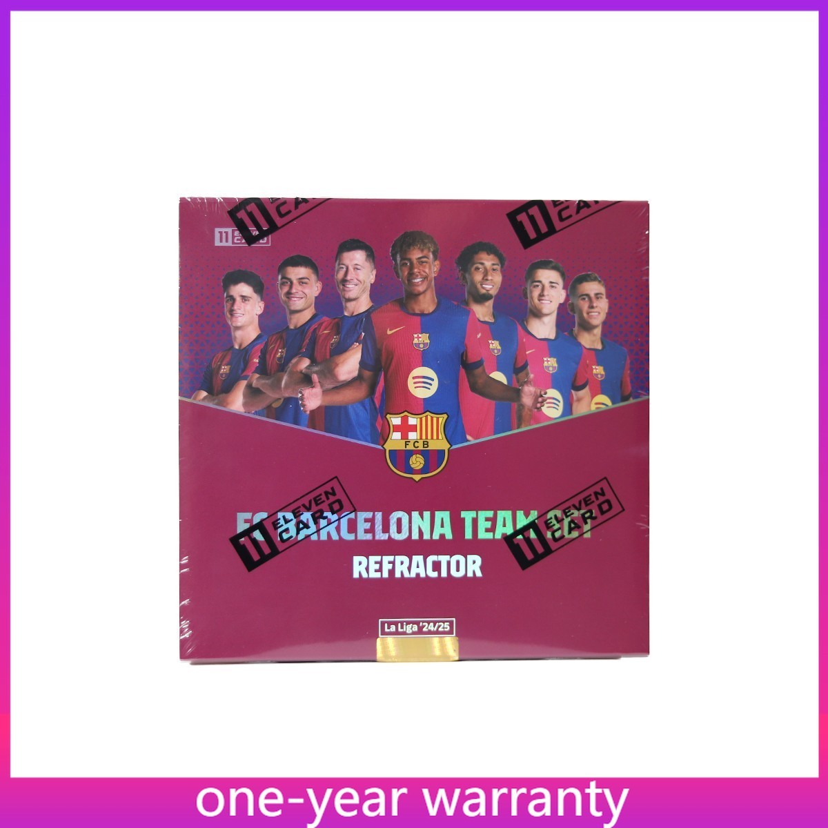 2024-25 Panini ELEVENCARD Barcelona Football Team Box Star Card Factory Sealed