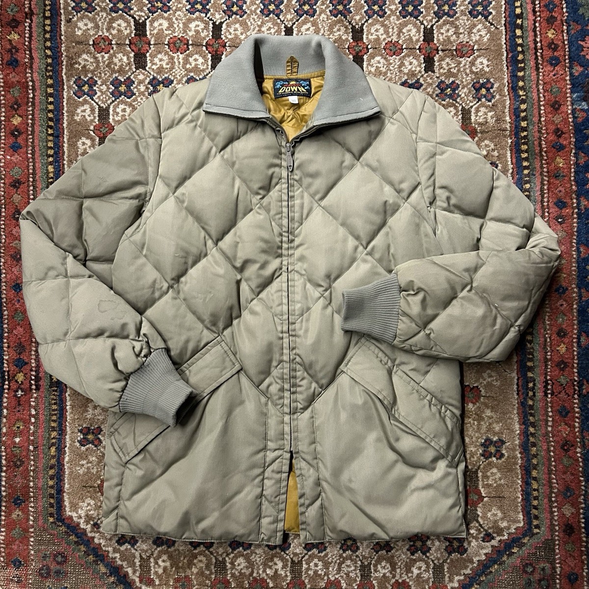 Vintage 1960s Eddie Bauer Down Puffer Skyliner Jacket Bauer Down 