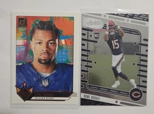 Rome Odunze 2024 Donruss Rookie Card Lot Of 2