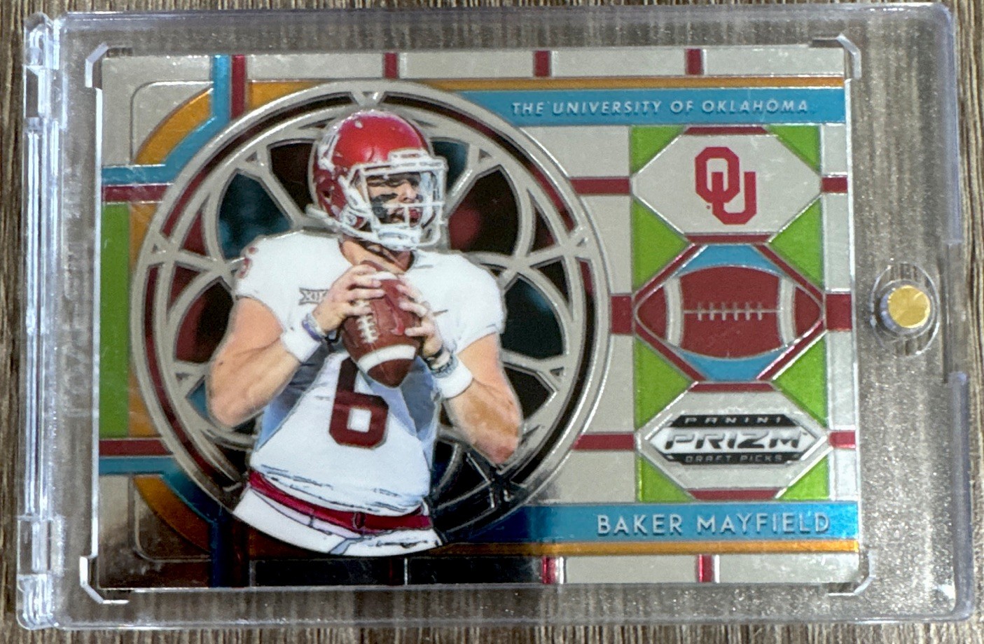 Panini 2019 Prizm Draft Picks Baker Mayfield #22 Oklahoma Sooners NCAA Football
