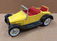Nylint Model T Bucket Yellow Roadster Hot Rod w/ Rumble Seat Pressed Steel Car 2
