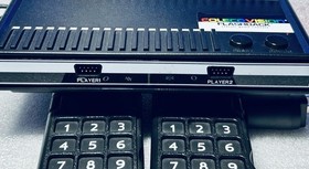 COLECOVISION FLASHBACK CONSOLE WITH 60 GAMES (NO BOX)TWO CONTROLLERS &PWR TESTED