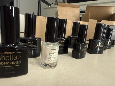 JOLIFIN Shellac Set, 10 Teile neu/neuwertig
