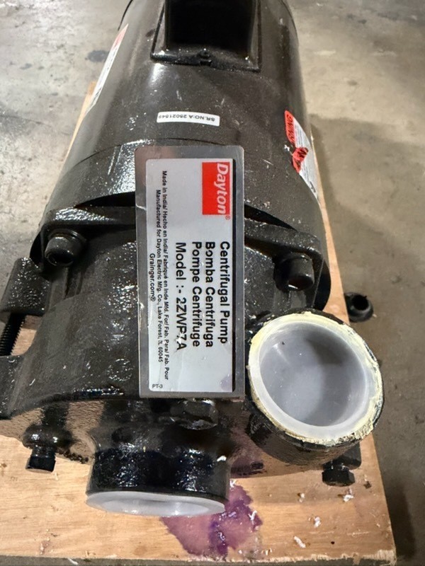 2ZWP7 Dayton Pump CI 1.5HP centrifugal pump