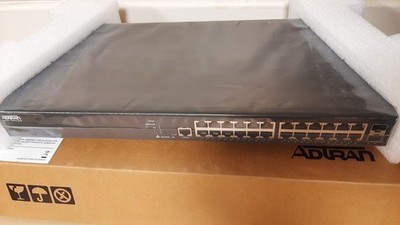 Adtran NetVanta 1560-24-370W PoE Gigabit Network 24 Port Switch