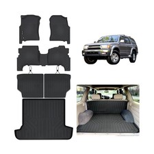 Floor Mats for 1996-2002 Toyota 4Runner with Trunk Mat & Backrest Mat,TPE All...