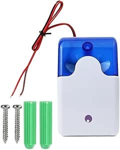 120dB Security Alarm 12V Siren with Strobe Light