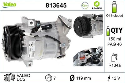 Compressor, air conditioning Valeo 813645