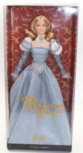 Barbie Blonde Renaissance Faire Doll 2010 Pink Label NRFB Collector Mattel