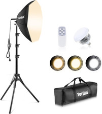 Softbox Photography Lighting Kit, 20'' X 20'' Professional Softbox Lighting Kit