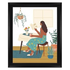 16x20 Black Beveled Poster Frame for Pictures and Wall Art