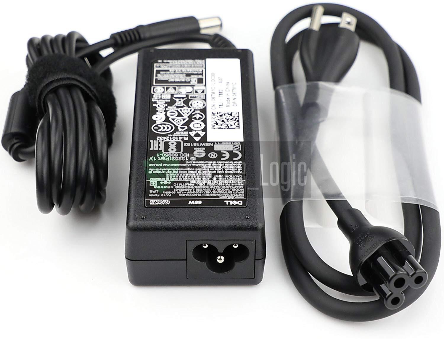 Dell Charger 65W 19.5V LA65NS2-01 PA-1650-02D2 K9TGR 6TM1C 9RN2C 1XRN1