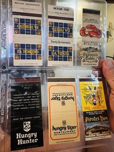 30-Strike Matchbook 6-pack Of California Restaurants