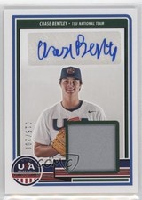2023 USA Baseball Stars & Stripes Signature Materials Chase Bentley Auto 0j81