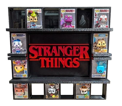 Stranger Things Bitty Pop Display (Holds 16) 3D Printed