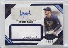 2025 Topps Tier One Auto Jumbo Relic Blue /99 Curtis Mead #AJR-CME Auto