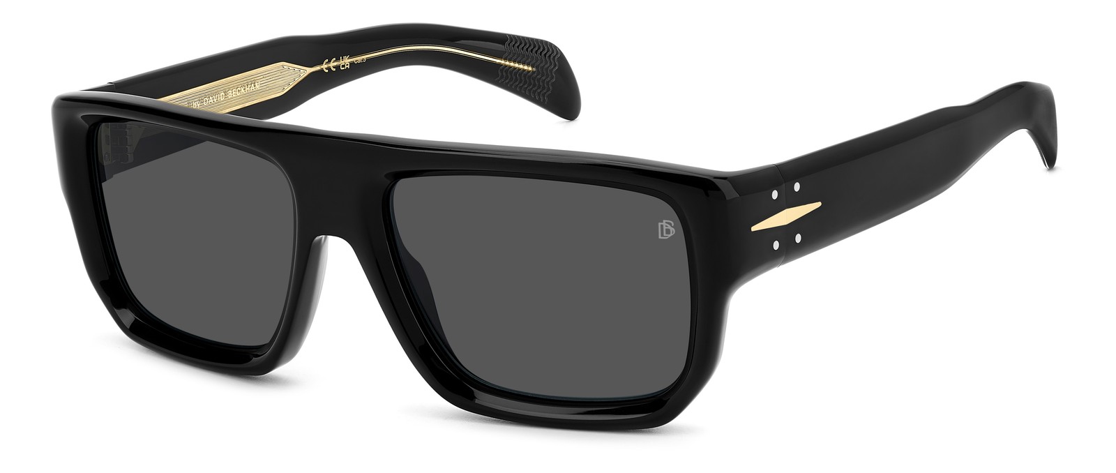 DAVID BECKHAM Sonnenbrille DB 7132S 807IR Schwarz Grau Herren 48690₽