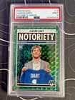 2025 Mosaic - JAXSON DART - Green Rookie Notoriety - PSA 9