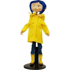 Action Figure Bendy Doll Coraline Raincoat & Boots