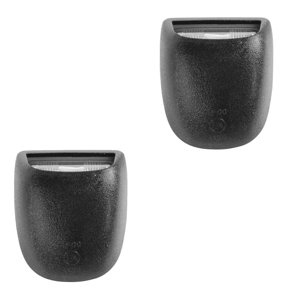 Juego de 2 pares de luces de matrícula negras texturizadas diestras y diestras OEM para Chevy GMC Foto 3 de 4