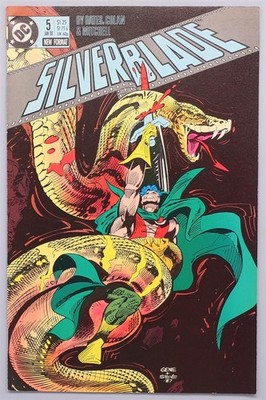 Silverblade #5 Superhelden Comic Heft US englisch DC  1988