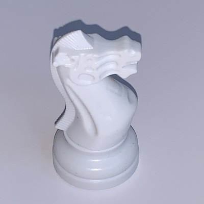 Square Off Pro Replacement White Knight for Worlds First Rollable E-Chessboard