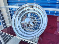 1988 Appliance 70-spoke Wire Wheel 15x8 Jjtb 54.75 Lug 1 Chrome Rim Vintage