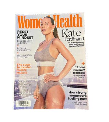 Women's Health UK Magazin März 2026 - Kate Ferninand 12 Bare Minimum Biohacks