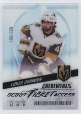 2024 Upper Deck Credentials Acetate Debut Ticket Access /199 Lukas Cormier 0sp6