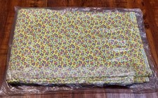 VTG Marcus Brothers Textiles Sample Cut 8187 Fluro Yellow Flower Daisy - 5 Yards
