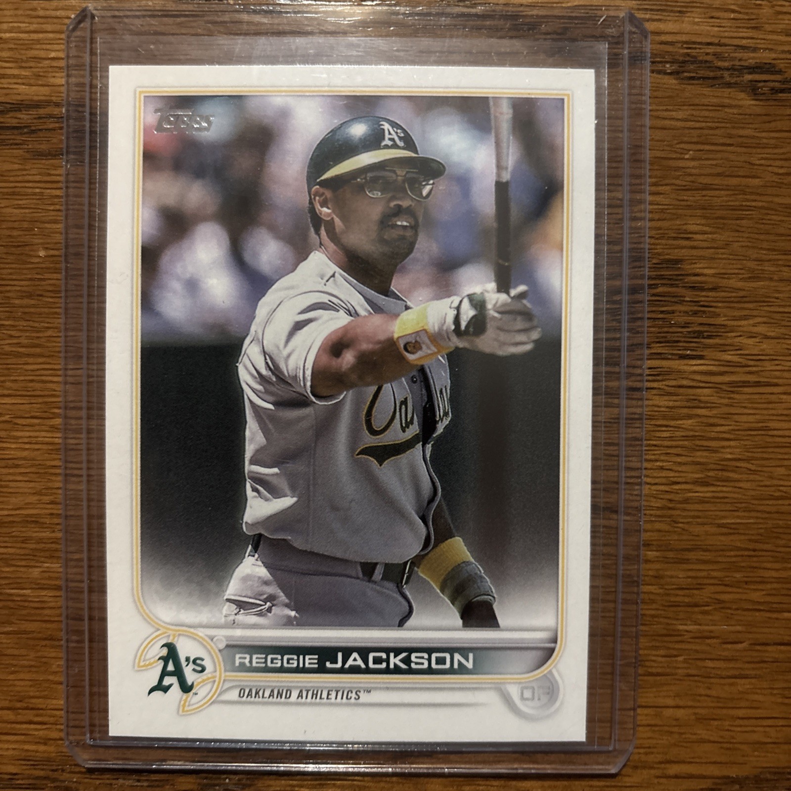 2022 TOPPS UPDATE US9 REGGIE JACKSON SP SHORT PRINT VARIATION OAKLAND ATHLETICS
