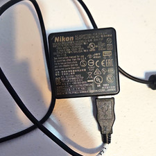 Nikon EH-73P AC Adapter USB Wall Plug-In Camera Charger 100-240V Black
